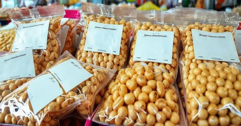 Amendoim doce industrializado