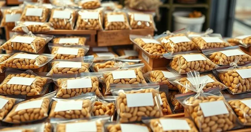 Distribuidor de amendoim doce
