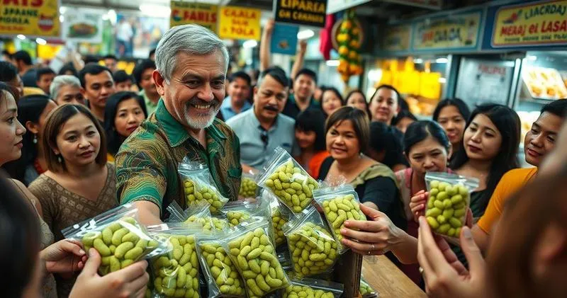 Distribuidor de amendoim japonês verde em São Paulo