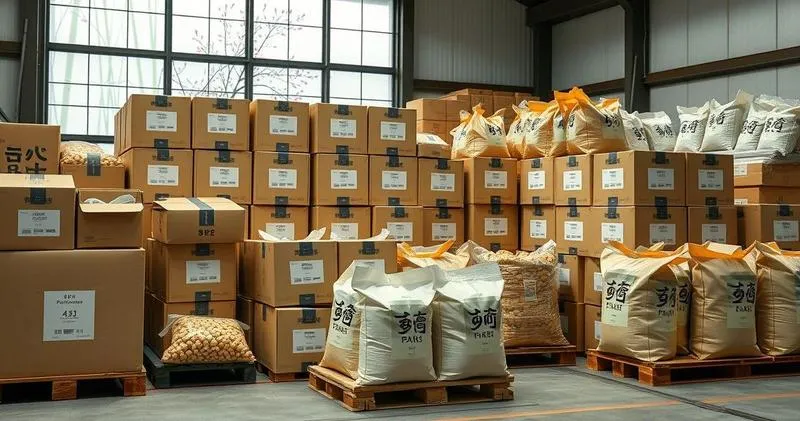 Distribuidora de amendoim japonês