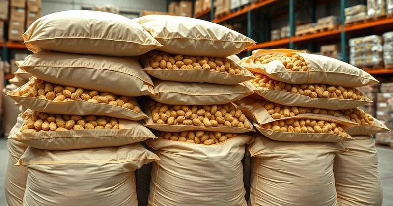Distribuidora de amendoim torrado e salgado