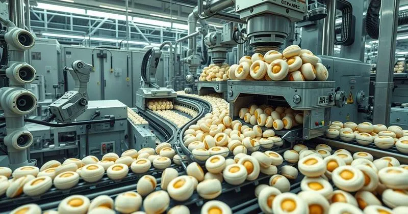 Fábrica de ovinhos de amendoim